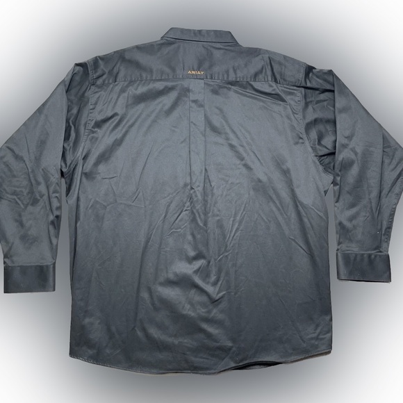 Ariat Solid Twill Classic Fit Shirt XL XLarge stall Style No. 10000502 - Picture 6 of 6